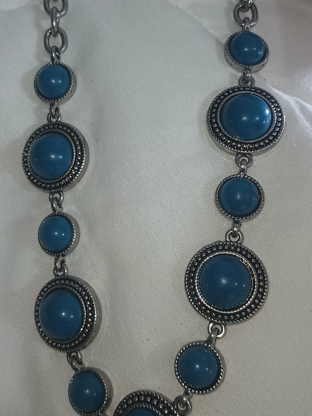 Blue Stone Accent Necklace - Women Jewelry